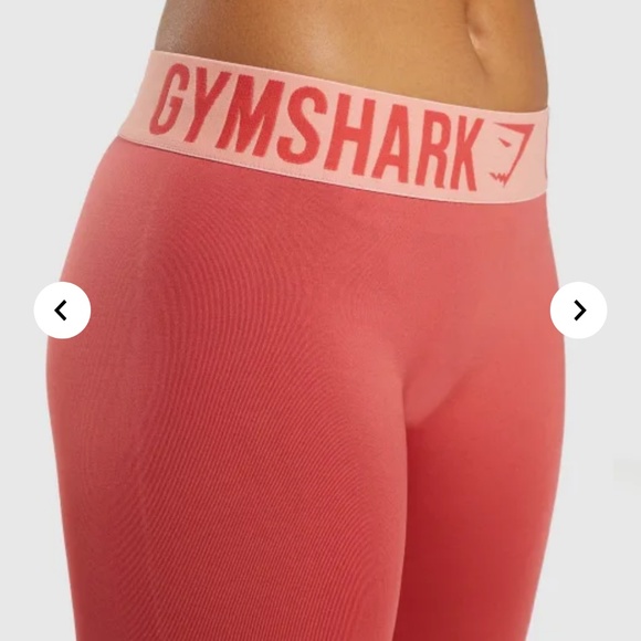 Gymshark Fit Leggings NWOT Orange/Coral Color - Picture 3 of 8
